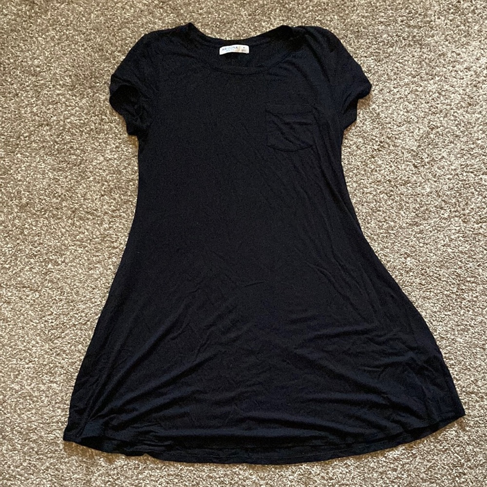Black t-shirt dress